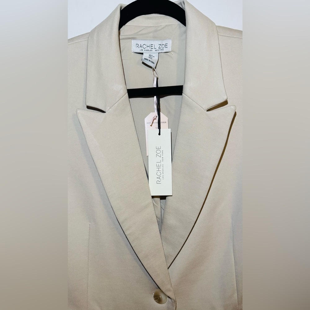 Rachel Zoe Light Beige Women's Blazer, Large. NWT - Picture 4 of 11